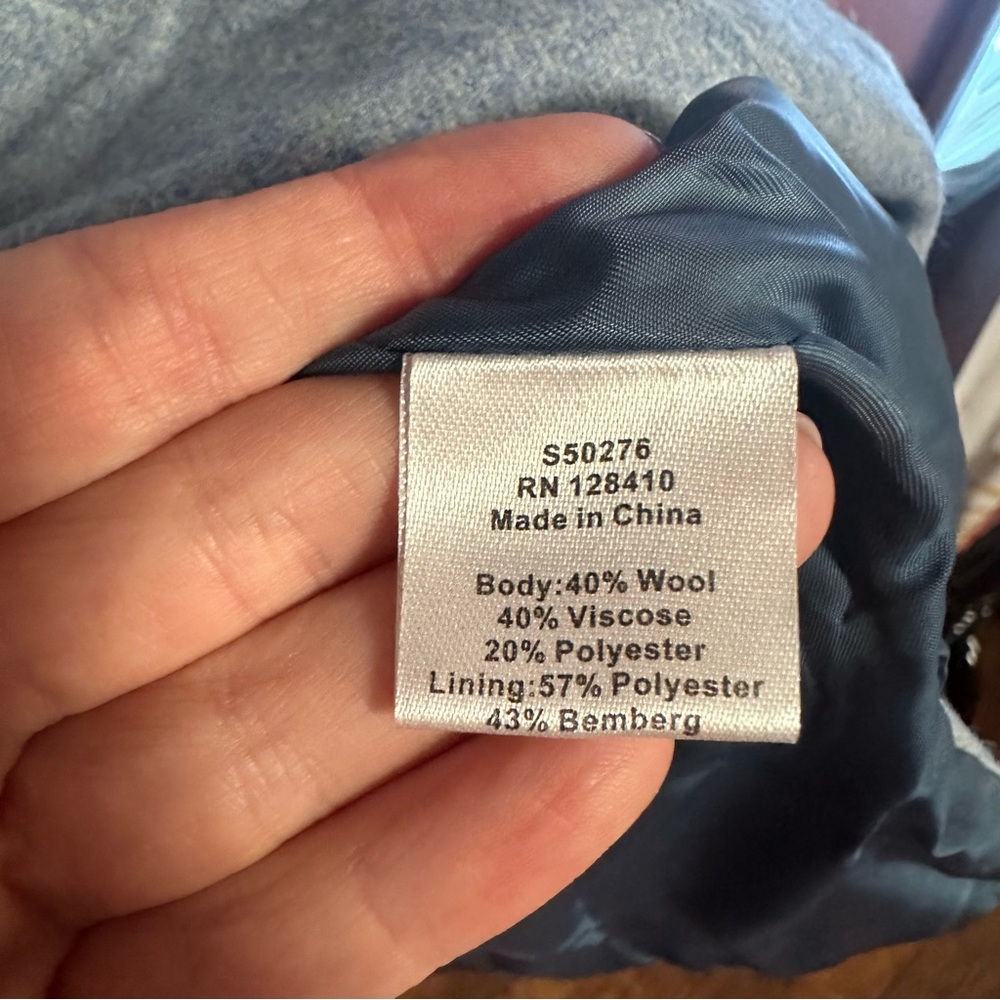 Ann Mashburn Viola lined top in sky blue brushed twill size XS NEW WITH TAGS - Picture 5 of 9